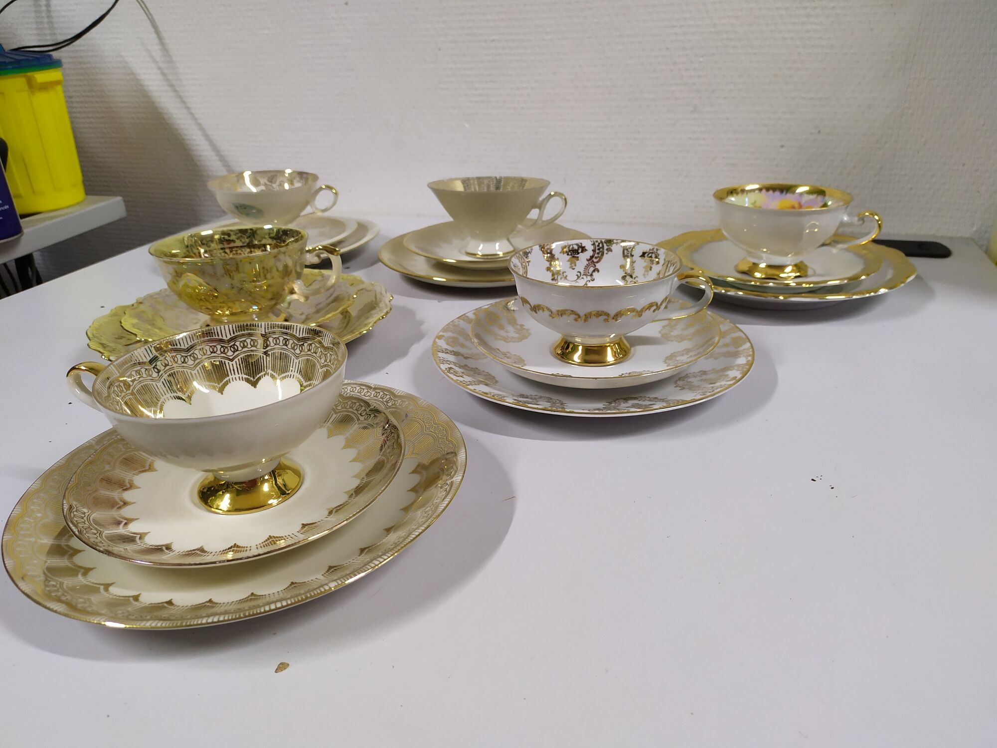 Ensemble service 6 tasse café thé bavaria porcelaine - collection