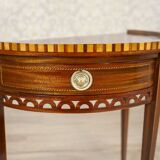 Semi-Circular Mahogany Wall Table, Early 20th Century