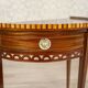 Semi-Circular Mahogany Wall Table, Early 20th Century
