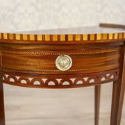 Semi-Circular Mahogany Wall Table, Early 20th Century