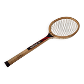 Raquette de tennis vintage en bois Adidas Ilie Nastase
