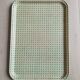 Vintage fiberglass tray, cane pattern