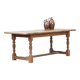 Rustic Farmhouse Brutalist Oak Dining Table