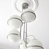 Italian space age cascading globe chandelier 1960s