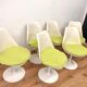 Six chaises tulip Knoll