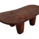 Vintage African hand-carved wooden Senufo stool bench design