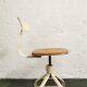 Wooden sitting workshop chair, Nicolle, 1960