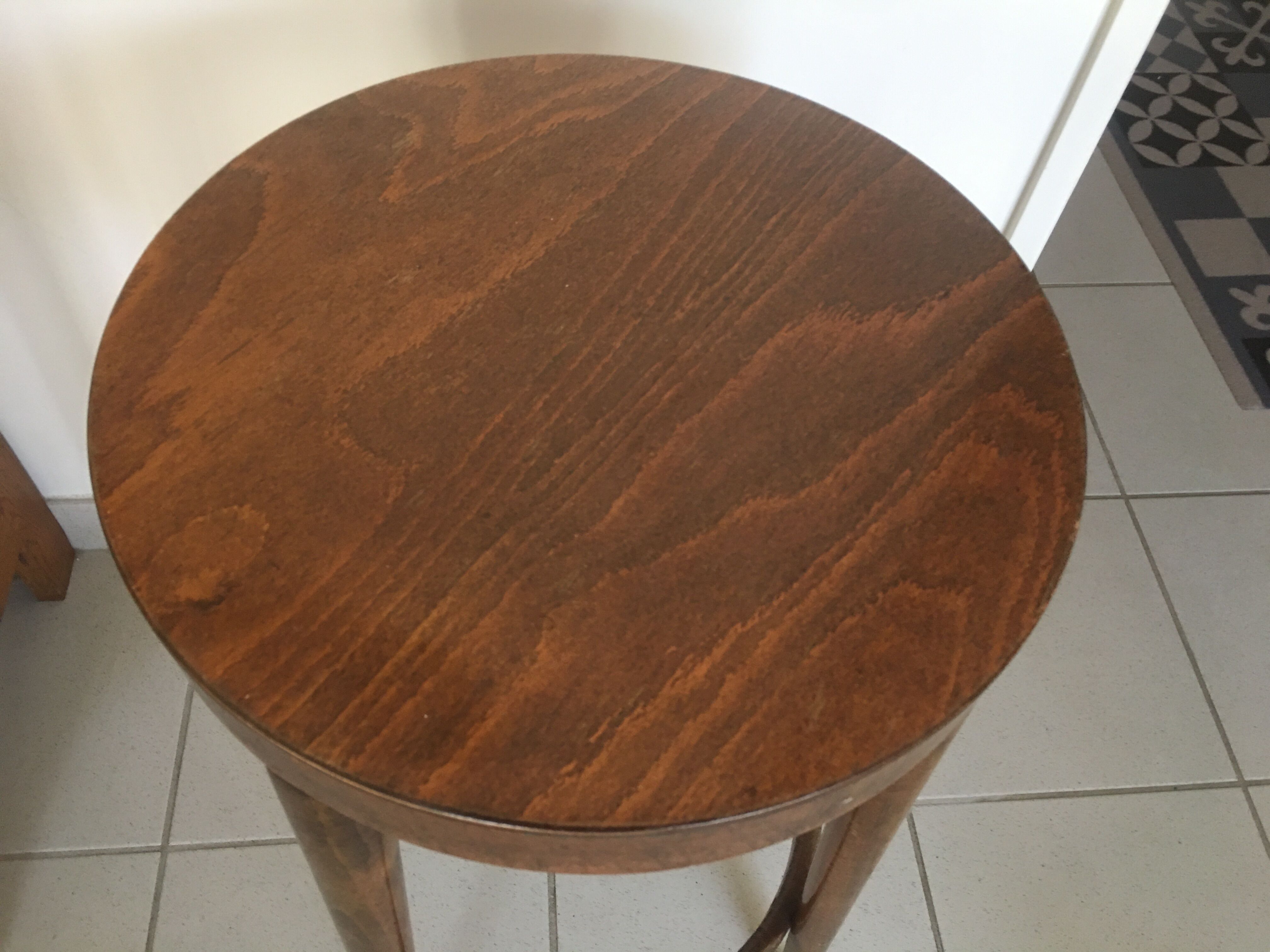 Baumann wooden bar stool