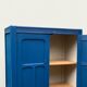 Armoire parisienne bleue panneautée 1940