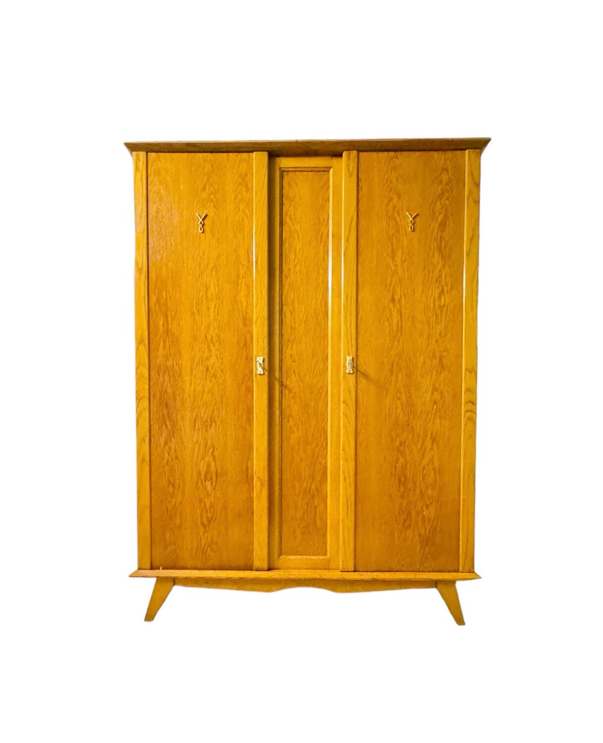 Vintage Parisian wardrobe with compass feet from the 60s