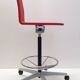 Maarten Van Severen .04 red high desk or bar chair