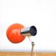 Lampe articulée orange et chrome 1970