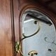 Important antique coat rack in solid walnut