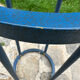 Metal side table