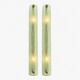 Contemporary Modern Green Graniglia ”Canalina" Murano Glass Wall Sconce-Set