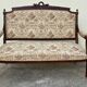 Wooden bench Louis XVI style