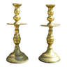 Pair of antique candle holders