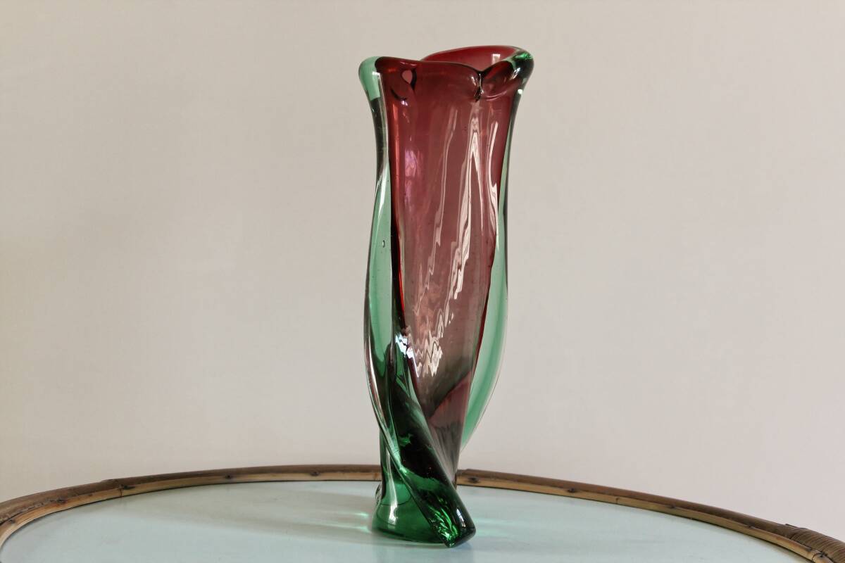 Murano blown glass vase