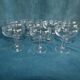 12 champagne glasses in crystal art deco circa 1930