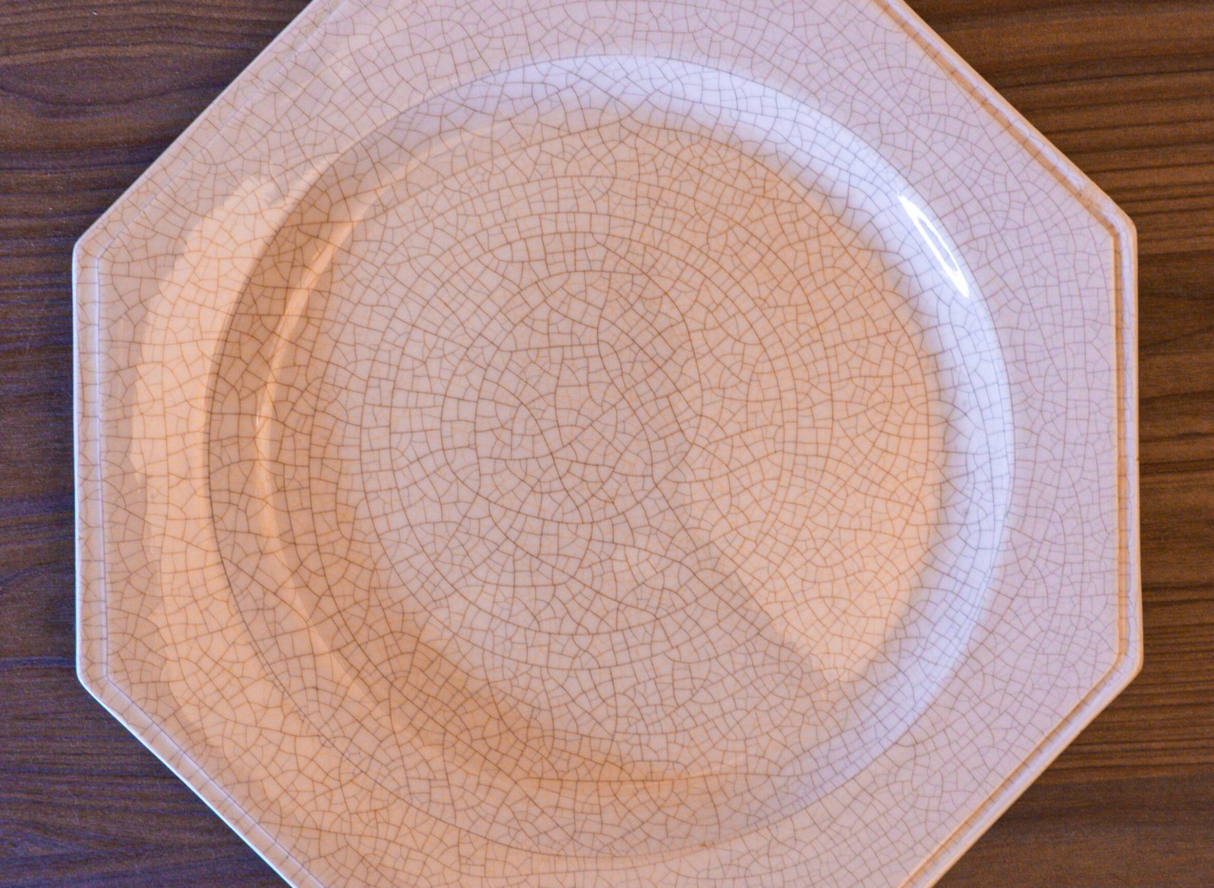 main course / Large serving plate in Charolles faience