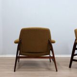 Mid century armchairs Gianfranco Frattini style 1950s