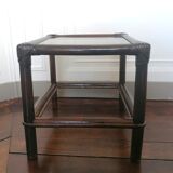 Rattan sofa end, 1960s