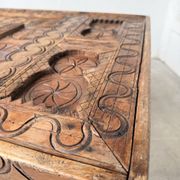 Savoyard folk art coffee table