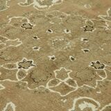 1980s 303 cm x 384 cm beige wool carpet