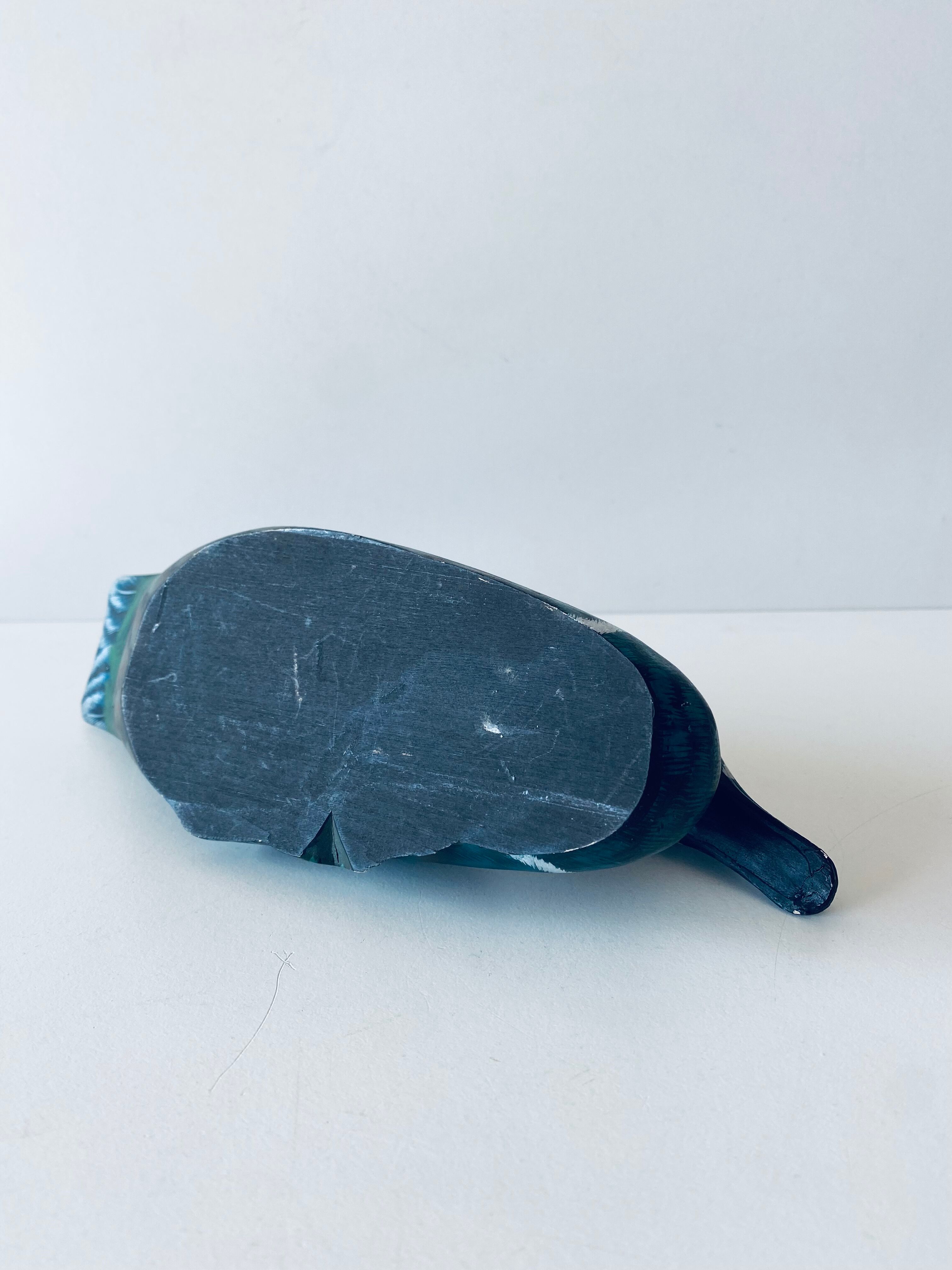 Decorative wooden duck