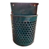 Santiago steel city trash can