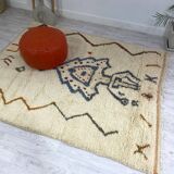 Handcrafted Moroccan Berber carpet 207 x 166 CM