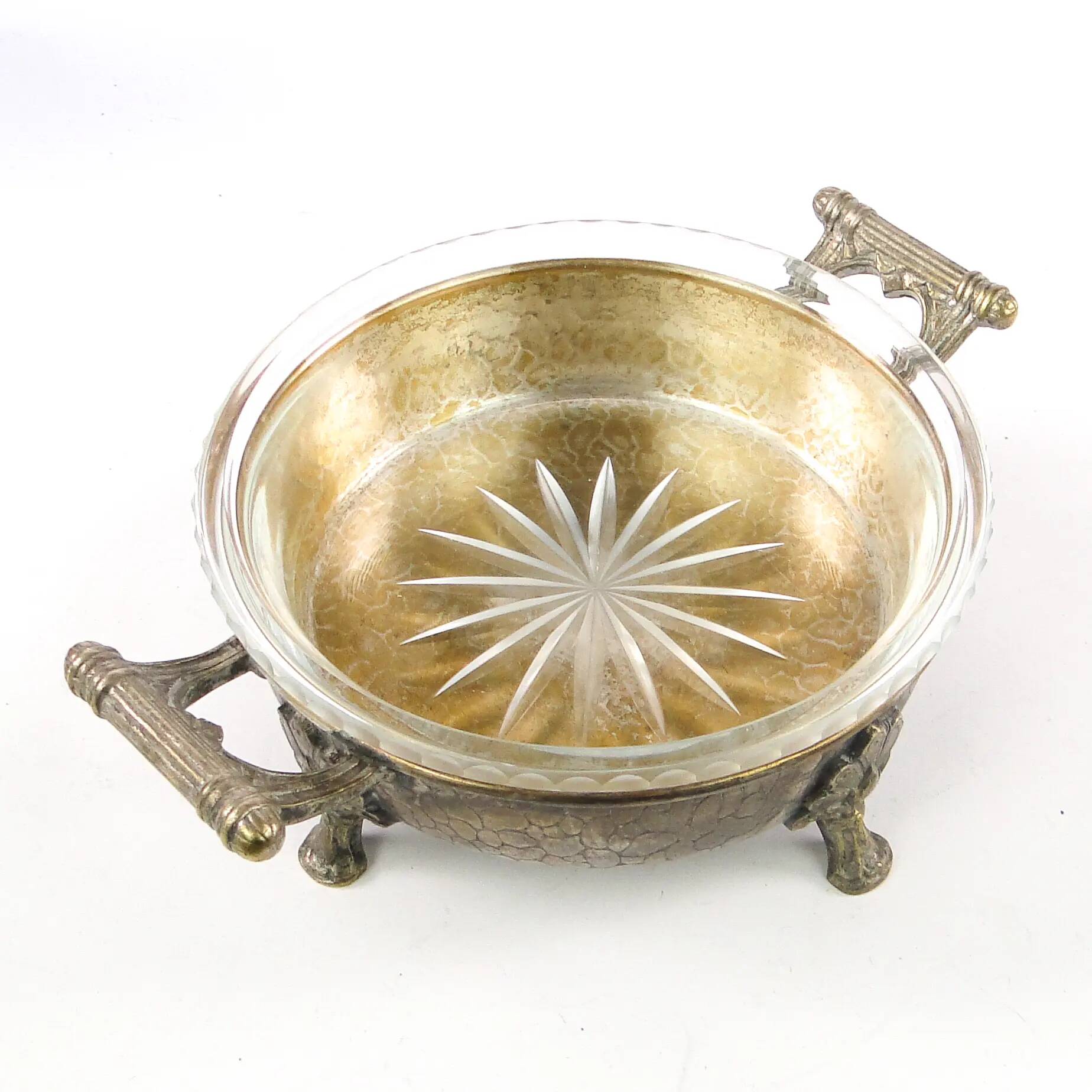 Eclectic fruit bowl, silver-plated brass, WMF, Germany, 19th century