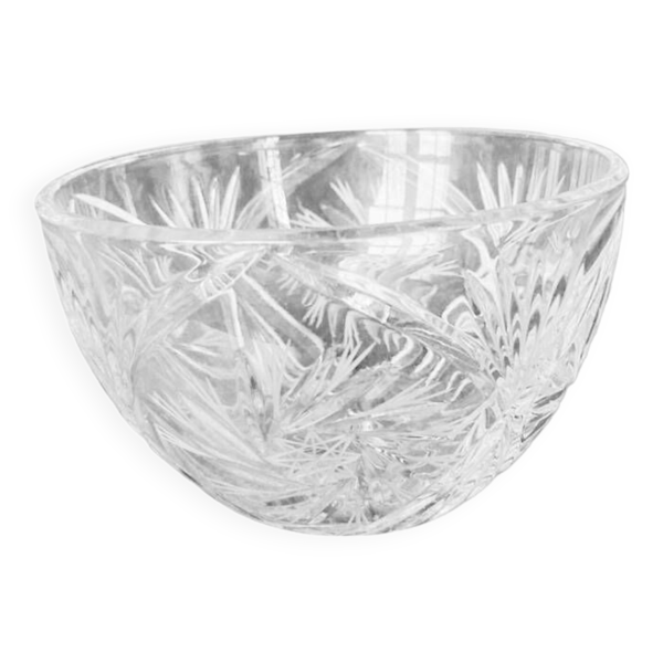 Bol -coupe - vide poche en Cristal taillé Pinwheel