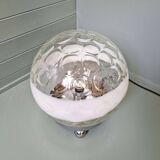 Grande lampe à poser en verre soufflé alvéolé, 1970