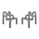 Pair of Gray Ekstren Armchairs - Comfort and Style
