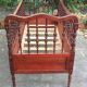 Vintage cherry wood bed