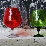 Green Italian vase, 1970 s