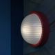 Wall light ceiling light porthole glass Prisma model Eko red LAMP-7441