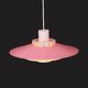 Great pink restored Danish ceiling lamp *** Danish design *** unique *** Denmark 1970's