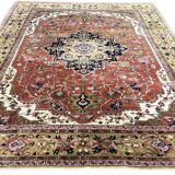 Indo-heriz Serapi Design, Geometric Carpet