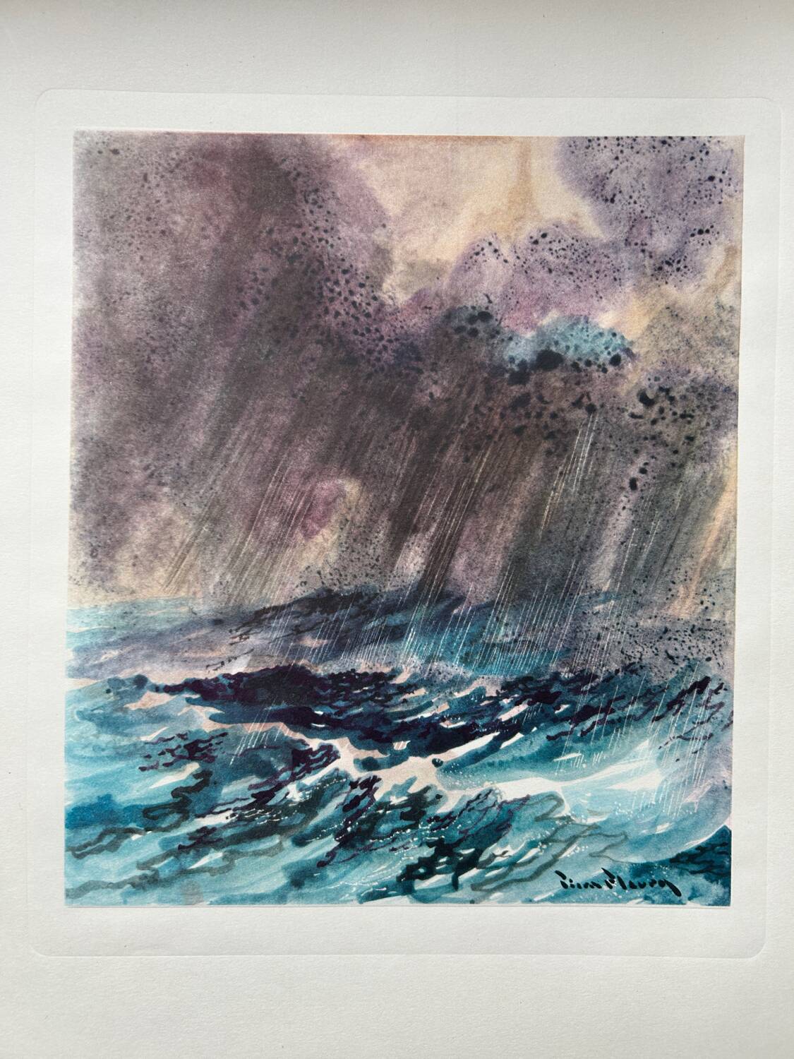 Eaux-fortes de Pierre Fleury « visages de la mer »