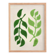 Original painting on paper -30x40cm - Leaf - M898 - signed Eawy