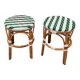 Paire de tabourets de bistrot
