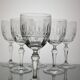 6 signed crystal water/wine glasses