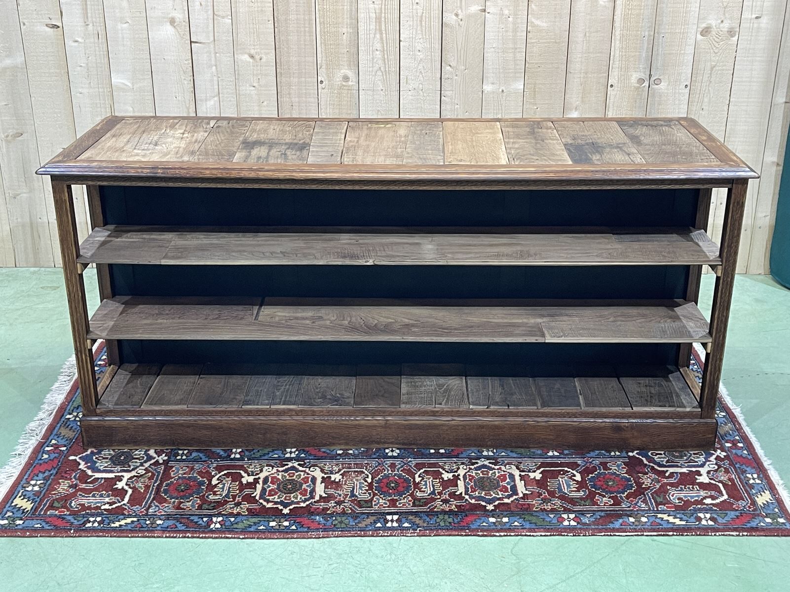 Oak store counter from the 1930s
