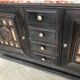 Blackened wooden sideboard of the 1950s
