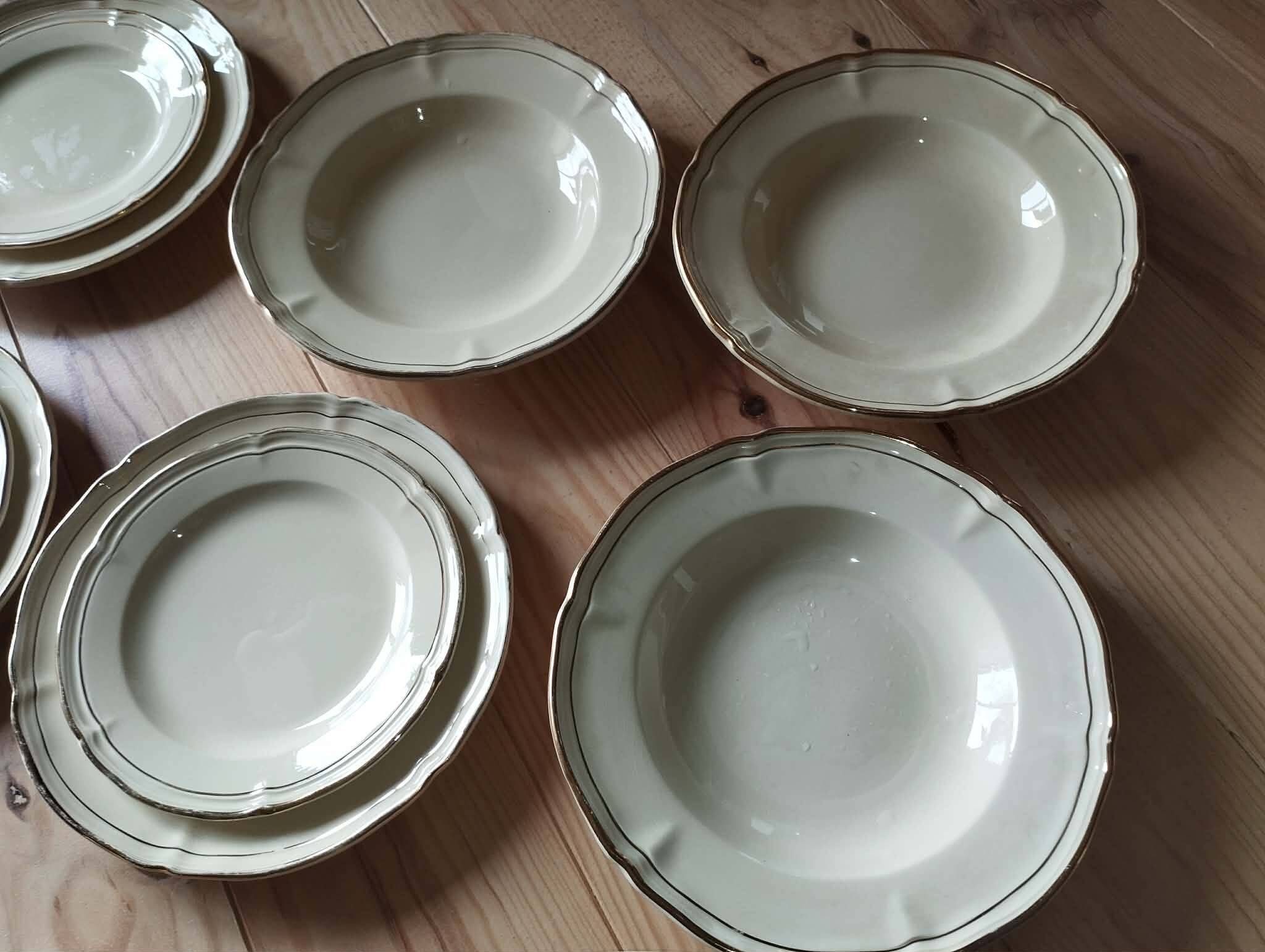 Antique gien table service – niderviller model – exceptional set