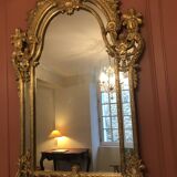 Regency style pareclose mirror