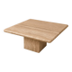 Vintage Italian travertine coffee table, 1970s
