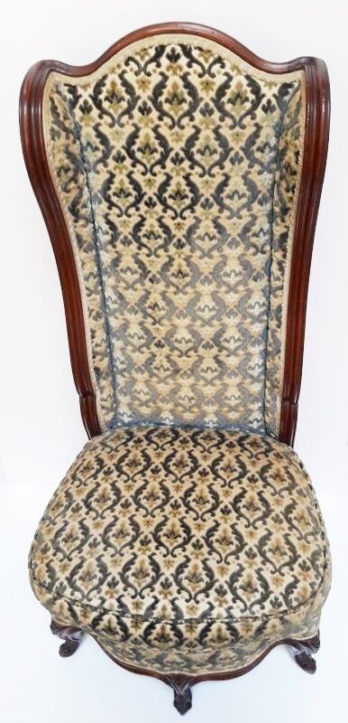 Heater stamped 19th century Louis XV Firecorner Chair